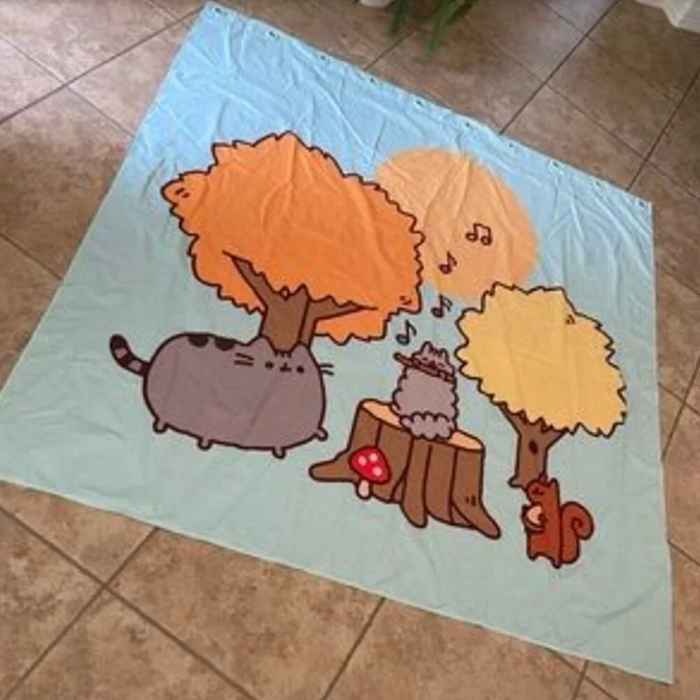 2017 Pusheen Box Exclusive Shower Curtain